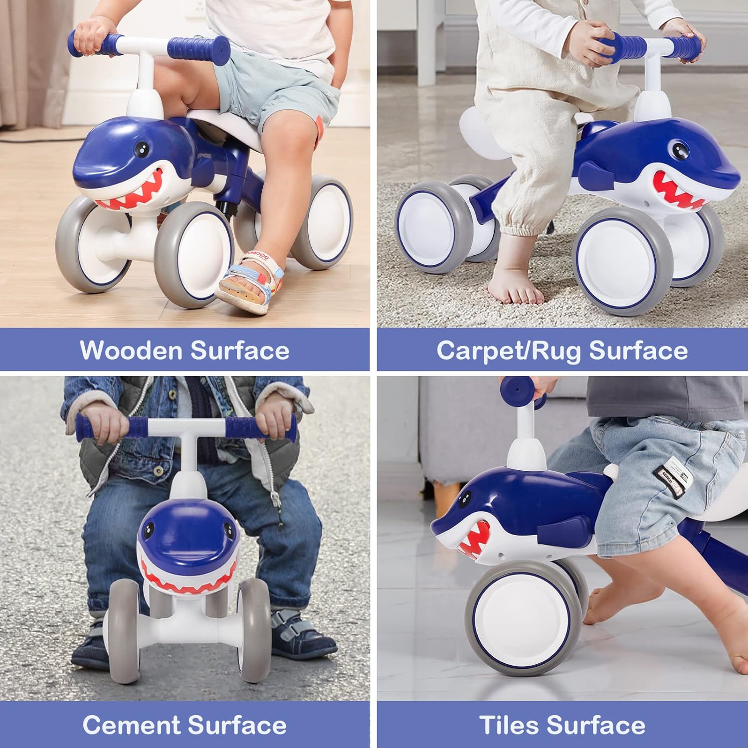 GlowRide Kids Balance Bike with Adjustable Seat