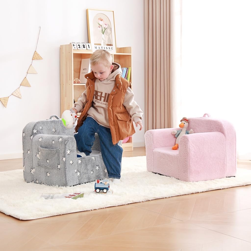 SoftCloud Kids Sofa Chair with Removable Cover
