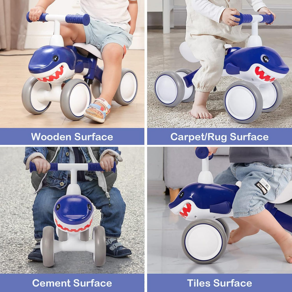 GlowRide Kids Balance Bike with Adjustable Seat